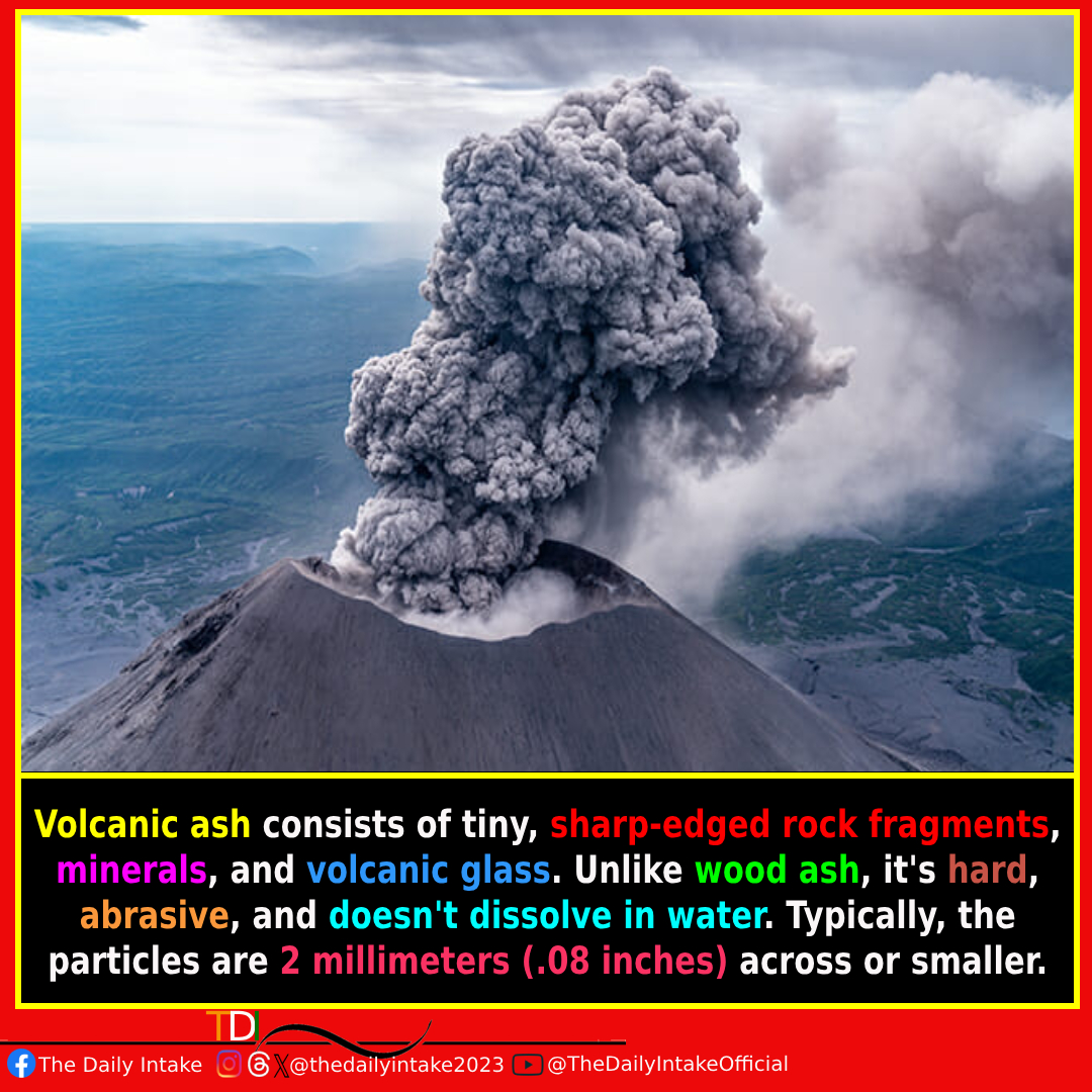 Tiny but Mighty: The Gritty World of Volcanic Ash 💥 #VolcanicAsh #RockFragments #minerals #NaturalDisasters #Volcano #TheDailyIntake