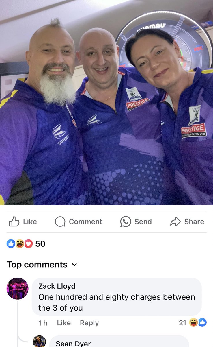 joshpearson180's tweet photo. Facebook darts groups once again producing top notch content 😂😂 https://t.co/MTEVAmmLpE