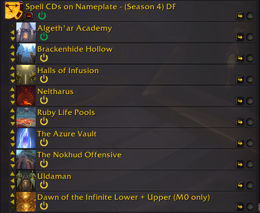 It's this time of the Season again, new dungeons (or maybe not) new Spell CD on Nameplate Version.
Season 4 Version out now grab it while its hot and fresh before it becomes old and cold
wago.io/LyVvlKxvs