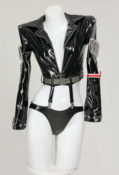 I just received OP Robin Cosplay Costume Egghead Black Shiny Short Jacket and Panty with Gloves Socks<a href="/tag/throne"class="tags"><span>#throne</span></a><a href="/tag/wishlist"class="tags"><span>#wishlist</span></a>