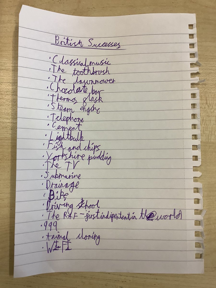 EKellyStAnnes's tweet photo. When you have a curious child in your class and wonder together what the British have achieved - Luke B researched this and compiled the list below @StAnnes_EHS https://t.co/ThWhQIiTzI