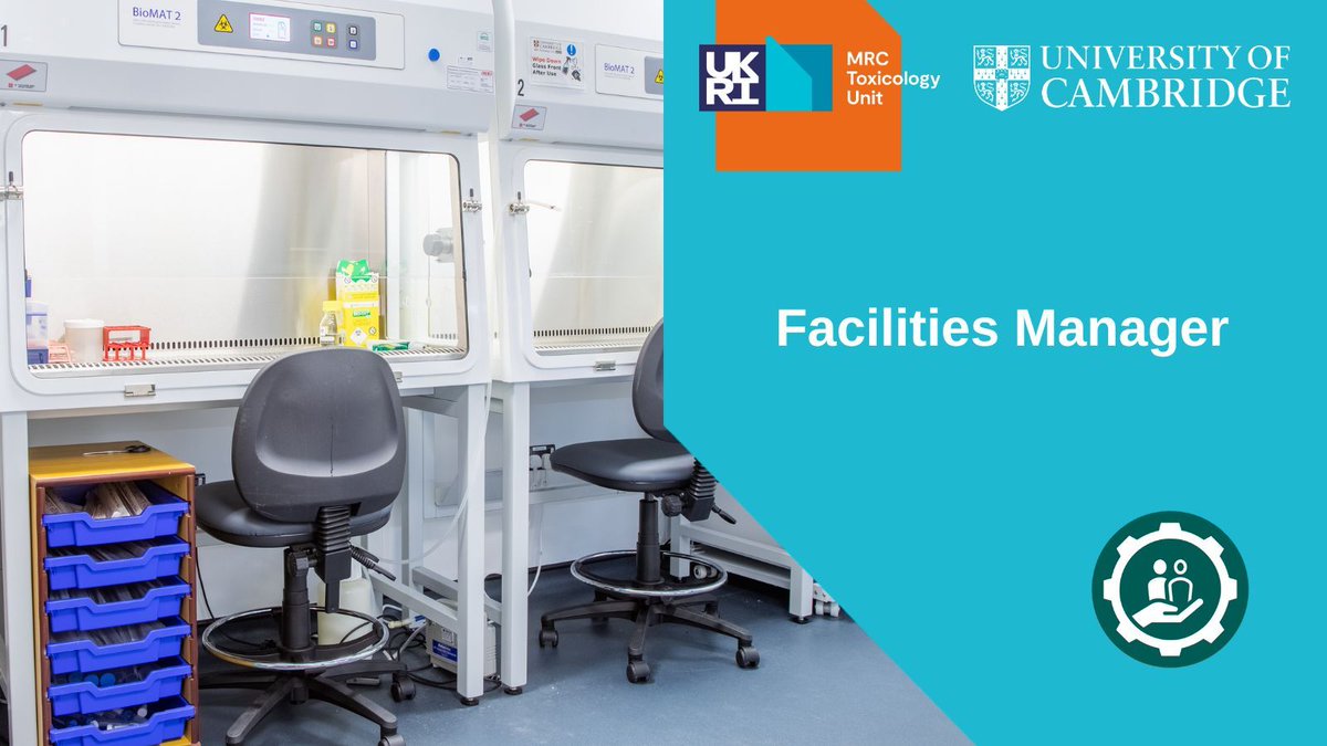 VACANCY Facilities Manager Apply before 24th April to join the Unit and manage the physical infrastructure, facilities and high quality support services in order to support effective operation of research activities Deadline 24th April Details: buff.ly/3vSjRdl