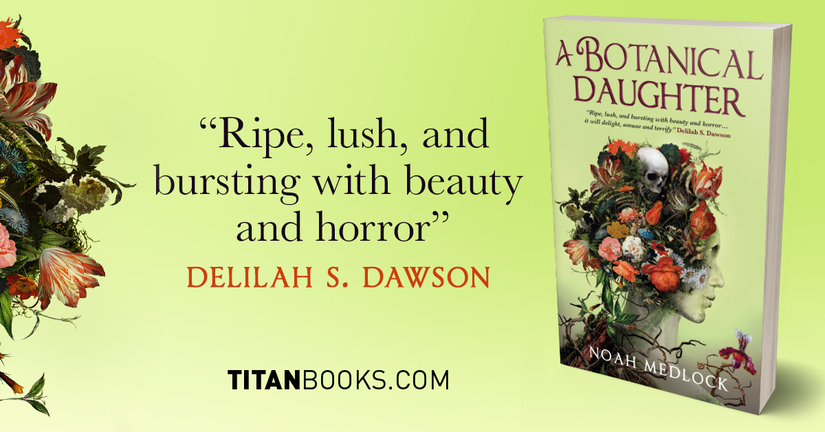 A captivating tale of two Victorian gentlemen hiding their relationship away in a botanical garden who embark on a Frankenstein-style experiment with unexpected consequences. A BOTANICAL DAUGHTER by @medlock_noah is out now! 🌿 tinyurl.com/bdds6u4a