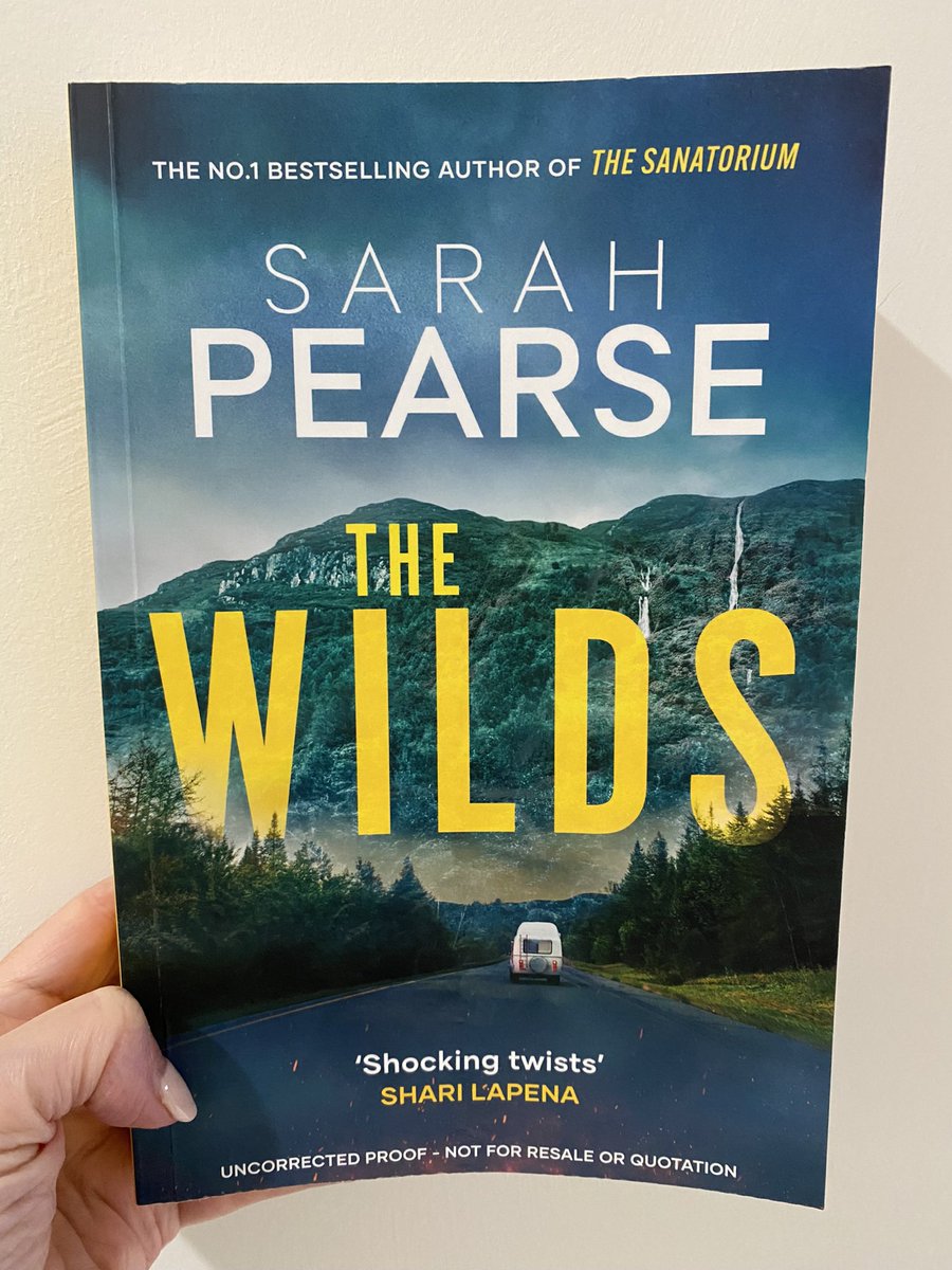 Just finished this proof copy of #TheWilds by @SarahVPearse - a fabulous thriller that has a lot to say about controlling relationships and whether to trust first impressions. I was completely immersed in the setting of a Portuguese National Park - loved it!