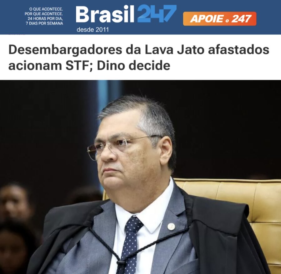 Quero crer que ao ser nomeado para o ⁦@STF_oficial⁩, o Ministro ⁦@FlavioDino⁩ jamais pensaria que, além de ler os autos, teria que verificar se há marcas de batom em cuecas de magistrados.

#VivaFlavioDino 

⁦@FEsculhambado⁩ 
⁦@leonelbrizolarj⁩