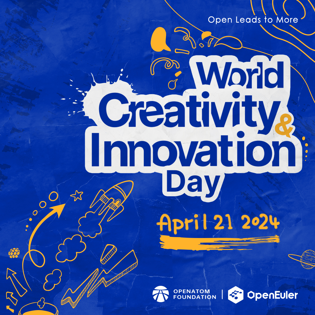 Happy World Creativity and Innovation Day! 🌟 Let's unleash our #coding creativity, where lines and loops rhyme with innovation. From #opensource magic to coding artistry, every keystroke paints a masterpiece. Join the rhyme and rhythm of coding creativity! 💻 #openEuler #WCID