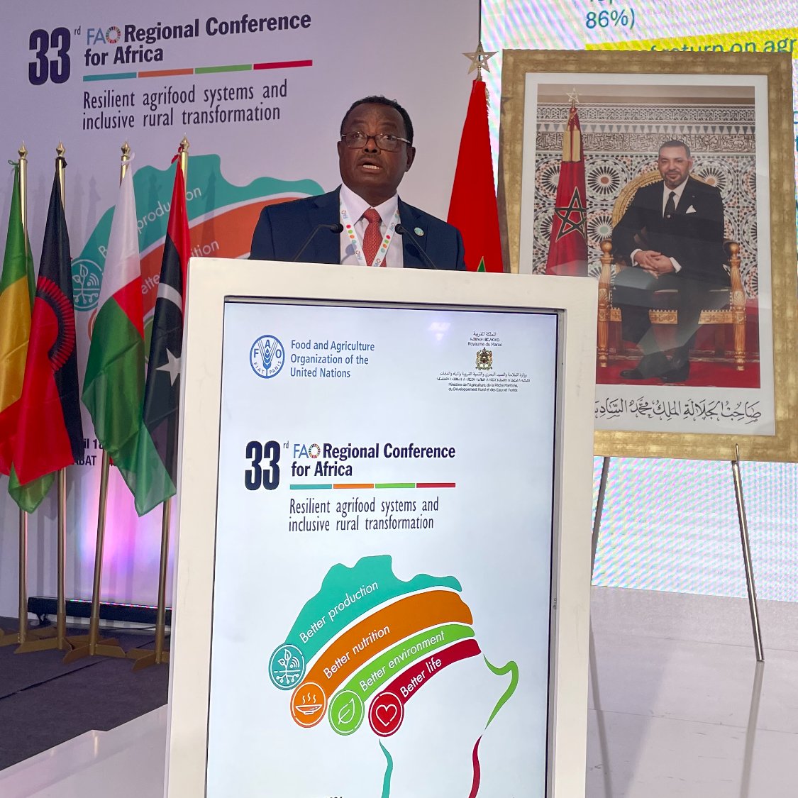 FAO in Africa (@faoafrica) on Twitter photo Africa cultivates more than double the land area of the European Union but productivity is low.
Inclusive, sustainable mechanization could:
double or even triple productivity
create youth jobs
enhance resilience to the climate crisis.
#ARC33 <a href="/FAOAfricaADG/">FAOAfricaADG</a> <a href="/AbebeHGabriel/">Abebe Haile-Gabriel</a> Africa cultivates more than double the land area of the European Union but productivity is low.
Inclusive, sustainable mechanization could:
double or even triple productivity
create youth jobs
enhance resilience to the climate crisis.
#ARC33 <a href="/FAOAfricaADG/">FAOAfricaADG</a> <a href="/AbebeHGabriel/">Abebe Haile-Gabriel</a>