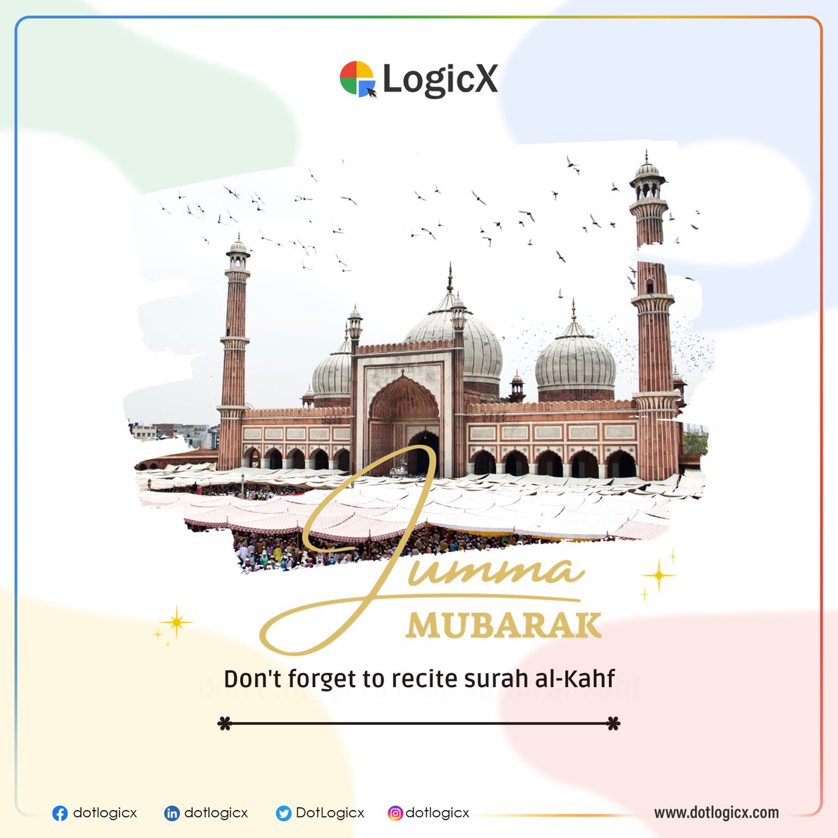 May Allah shower His countless blessings upon you and your loved ones on this sacred day. Jummah Mubarak!  

#dotlogicx #jummamubarak #blessedday #recitedurood