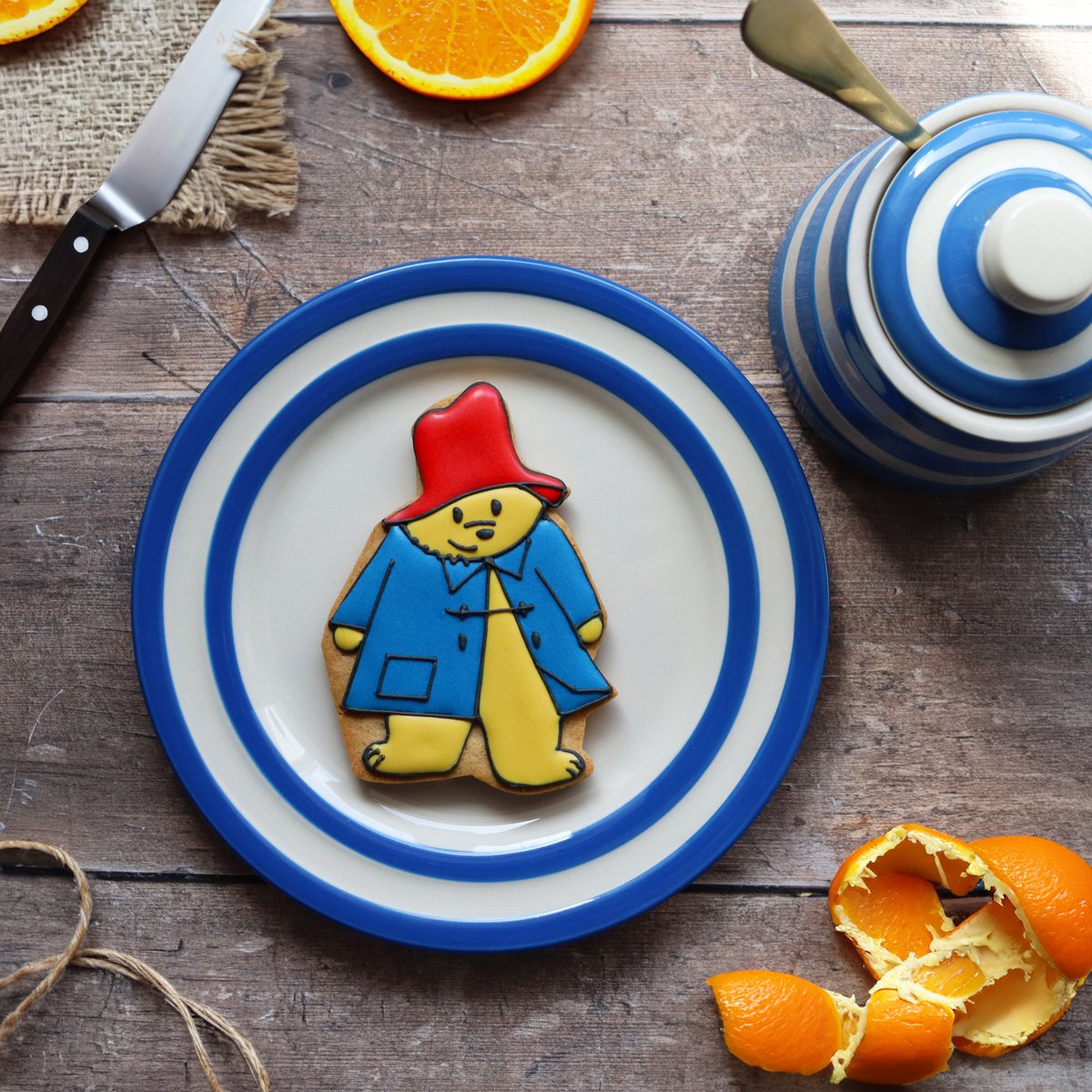 Paddington Bear in his iconic duffle coat and red hat...he's almost too cute to eat! 🍊 Shop here: buff.ly/49J9SVV