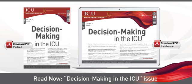 HOT OFF THE PRESS: The new edition ‘Decision-Making in the ICU’ is live. Read now: iii.hm/1pt5 Download the pdfs: iii.hm/1pt6 (print optimised) & iii.hm/1pt7 (screen optimised) Editor-in-Chief: @jlvincen