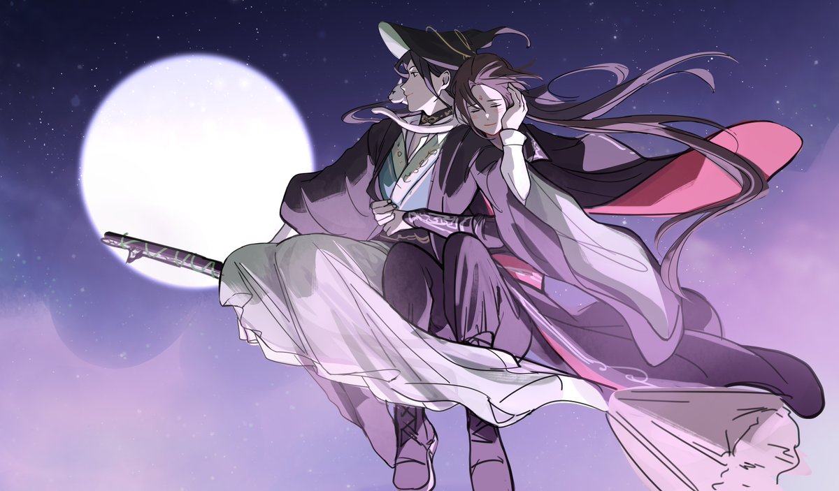 for cass in the @SVSSSAction discord who wanted a bingqiu witches & xianxia fusion! ty for your donation! #svsss