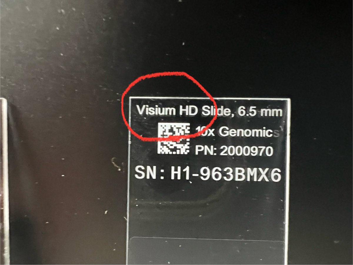 こっちはまさかの？！Visium HD！

Visiumスライドが刷新されて、かっくいぃ〜感じに！

（左はv2、右はHD）

#10xgenomics #visiumhd #日本上陸 #cyberomix #サービス開始