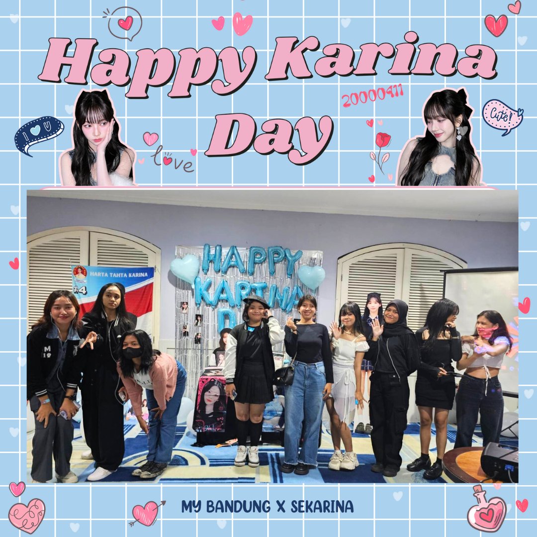 MY_BANDUNGID's tweet photo. 2024 𝑲𝒂𝒓𝒊𝒏𝒂 𝑩𝒊𝒓𝒕𝒉𝒅𝒂𝒚 𝑬𝒗𝒆𝒏𝒕 𝒘𝒊𝒕𝒉 𝑴𝒀 𝑩𝒂𝒏𝒅𝒖𝒏𝒈

👚𝘿𝙧𝙚𝙨𝙨 𝙪𝙥 𝙇𝙞𝙠𝙚 𝙆𝙖𝙧𝙞𝙣𝙖💙

Terimakasih buat semua peseerta yang sudah berpartisipasi dan meramaikan Event ini🤩💙

24TH SPRING WITH KARINA
#BluumingWithKarina #StillintoYU #HAPPYKARINADAY https://t.co/94aCKUz26K