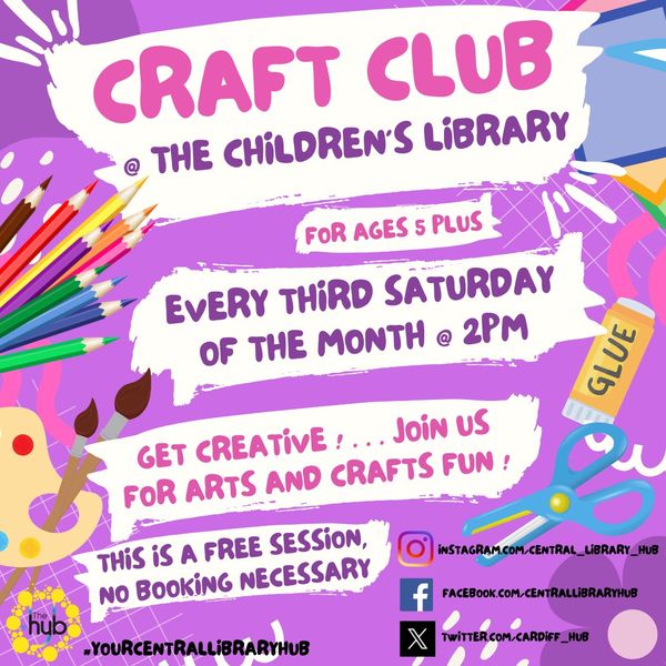 Cardiff Central Library Hub tweet media