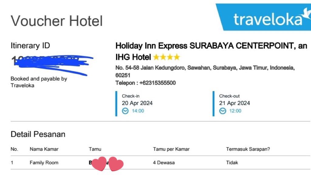 O712OO2's tweet photo. wts hotel Holiday Inn Express surabaya sby, family room 2 kamar dengan connecting door, no breakfast, harga beli 1.295k, dijual 700k (negotiable). alasan jualnya karena salah pesen tanggal #zonaba #zonauang https://t.co/cv9Nz9F3WW