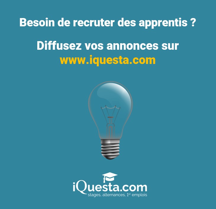 Vous recrutez des jeunes en #alternance ? @iquesta est la plateforme de #recrutement idéale ! 😏 Créez votre compte Entreprise et accédez à tous nos services : diffusion de vos offres / accès à la #CVthèque / campagnes de promo de votre #marqueemployeur 👉 recruteurs.iquesta.com/login