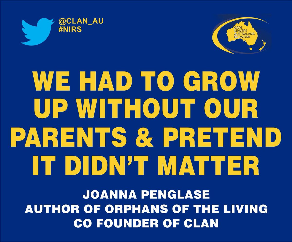 “If you,as a child,lived with your parents,it is hard, almost impossible to understand what it was & is like for CareLeavers”

#Parentless Children 
#OrphansoftheLiving 
#StateWards 
#Orphans
#Abandoned 
#AbusedChild
#InvisibleChildren 
#GovernmentsChildren 
#Auspol
#Redress