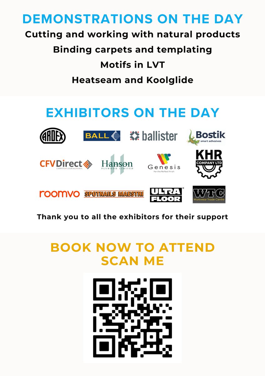 thenicf's tweet image. Today we’re at the FITA Training Centre for NICF Open Day 2024!

The NICF team is looking forward to welcoming visitors and hope that all those attending have a great day.

#NICF #Fitter #Flooring #Carpet #Floorlayer #Membership #Member #OpenDay #NICFOpenDay