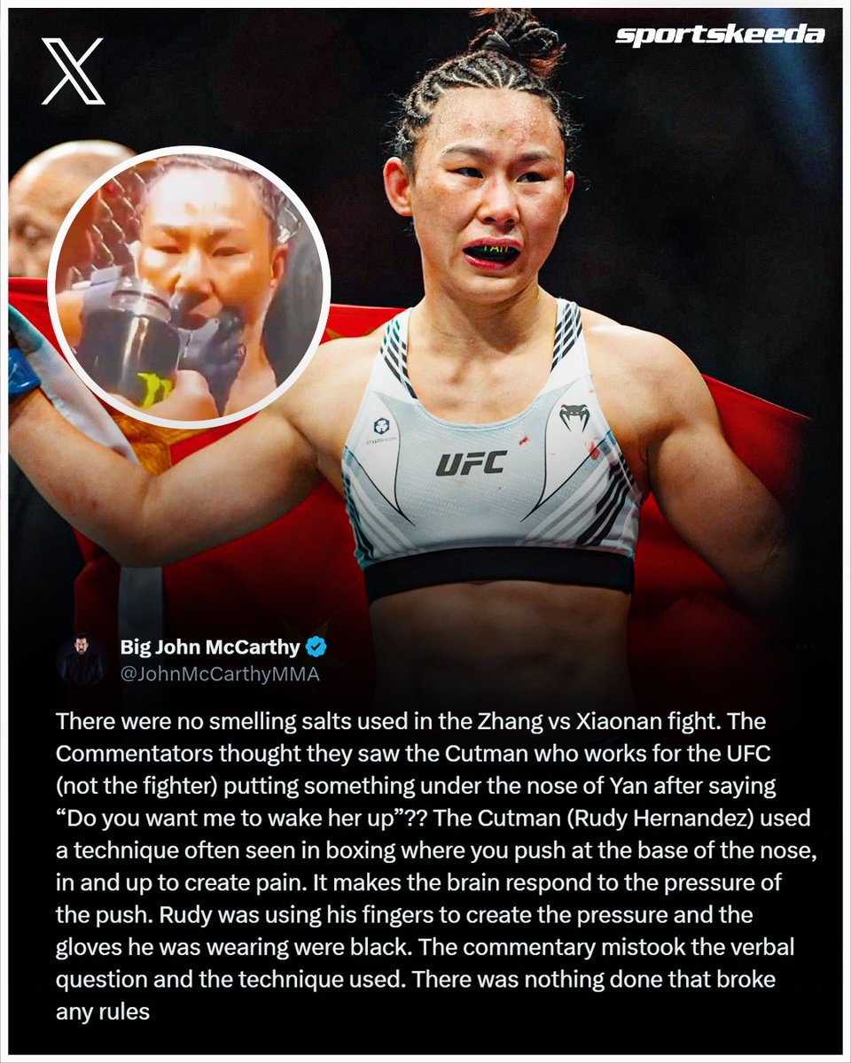 John McCarthy explains how the cutman didn't do anything wrong during Zhang Weili vs. Yan Xiaonan title fight at #UFC300 #UFC #MMA