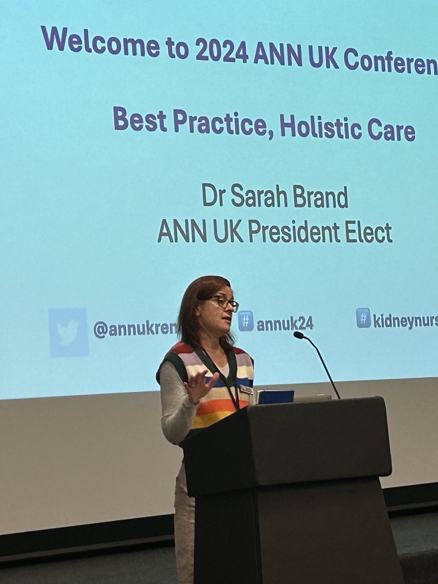 Our President elect ⁦@SarahBrand21⁩ opening day 2 #annuk24 conference