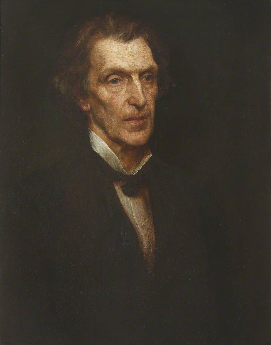 Born #OTD 1805 James Martineau. For 45 years Prof of Mental & Moral Philosophy & Political Economy, & Principal @HMCOxford. A renowned author; William Gladstone said of him: 'he is beyond question the greatest of living thinkers'. We've portraits of him (& a statue) in College.