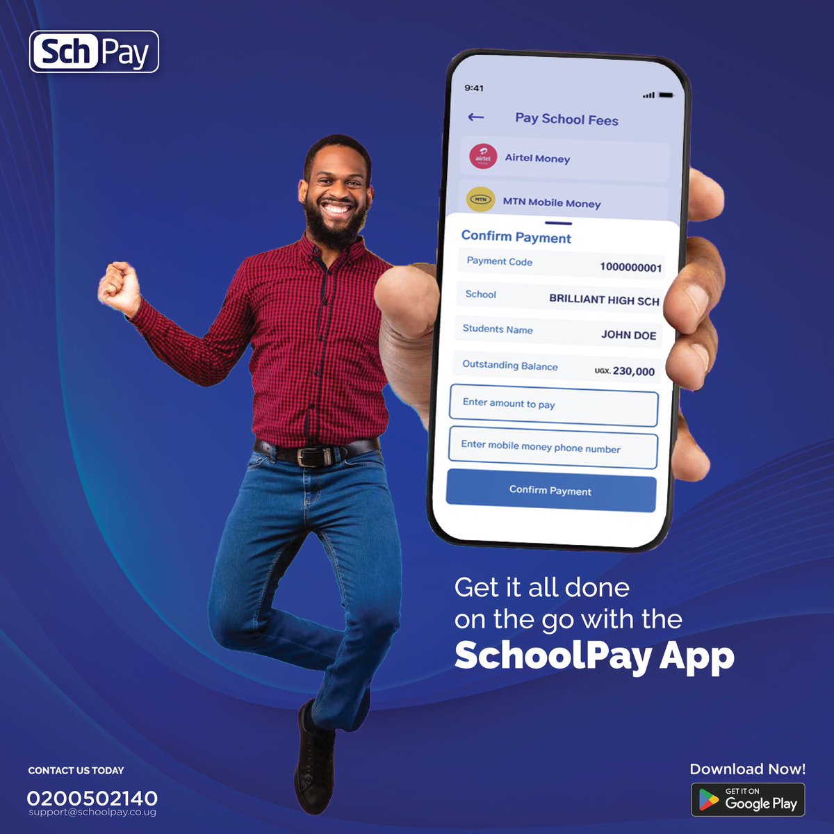 Yesss! Get it all done on the SchoolPay App and wrap up the week in style. 
#DownloadNow
#SchoolPay