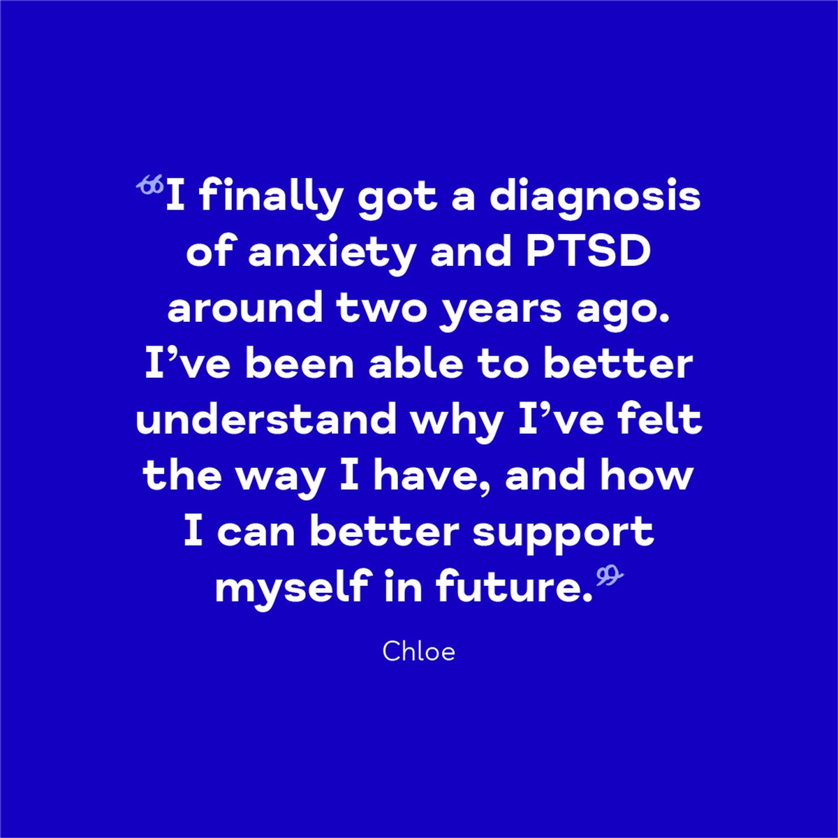 Whilst Welsh Government consults on its new mental health strategy, Chloe shares her experiences to highlight the importance of early support for young people >