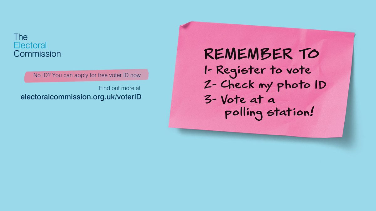 Election deadlines: On May 2 the only election in Newcastle Borough is for the Police, Fire and Crime Commissioner. If you want to arrange a proxy vote, or sort your free voter ID document – then you must do it by 5pm, April 24. Details at buff.ly/3vBstVO