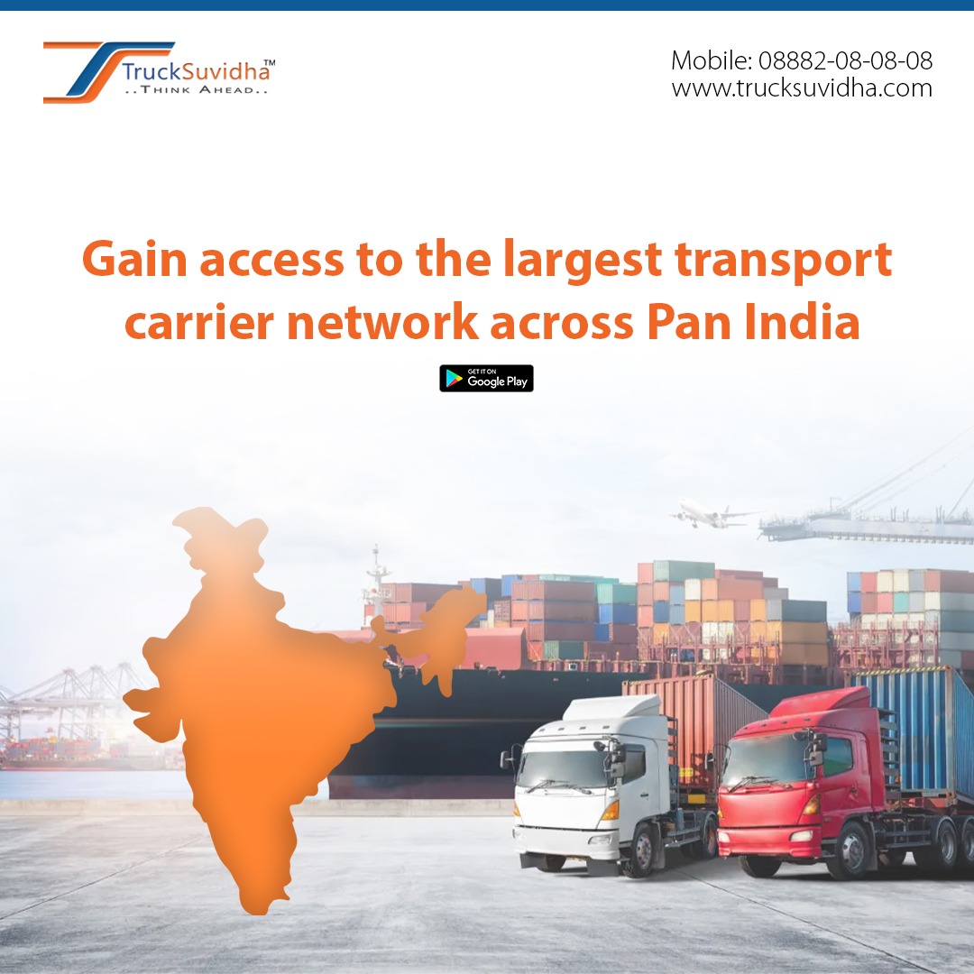 Unlock India's logistics potential with Truck Suvidha. Seamless, efficient, nationwide. 

Join us - trucksuvidha.com 
Contact us - 08882-08-08-08

#LogisticsRevolution #EfficientTransportation