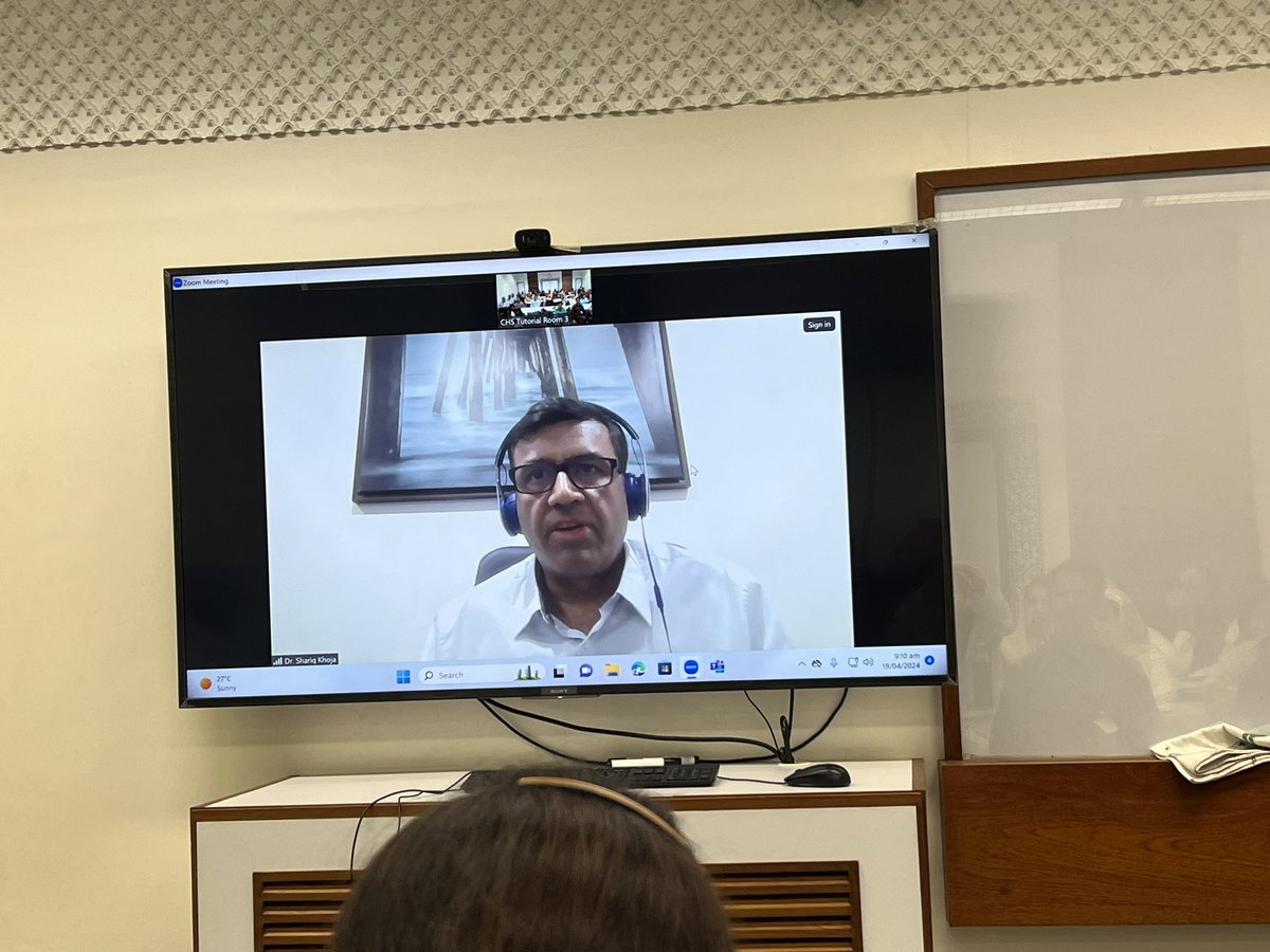 AKU_CHS's tweet image. @ShariqKhoja of @Tech4Life1 joins us this morning to speak on evidence based implementation of telemedicine solutions in the developing world