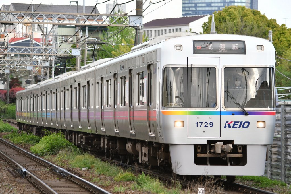 2024/04/17
性能確認試運転
編成:1000系5B(1779F)
＊ 西永福～永福町にて
＊ 池ノ上～駒場東大前にて
＊ 駒場東大前～池ノ上にて

吉祥寺～富士見ケ丘～渋谷の間で
試運転列車が運転されました