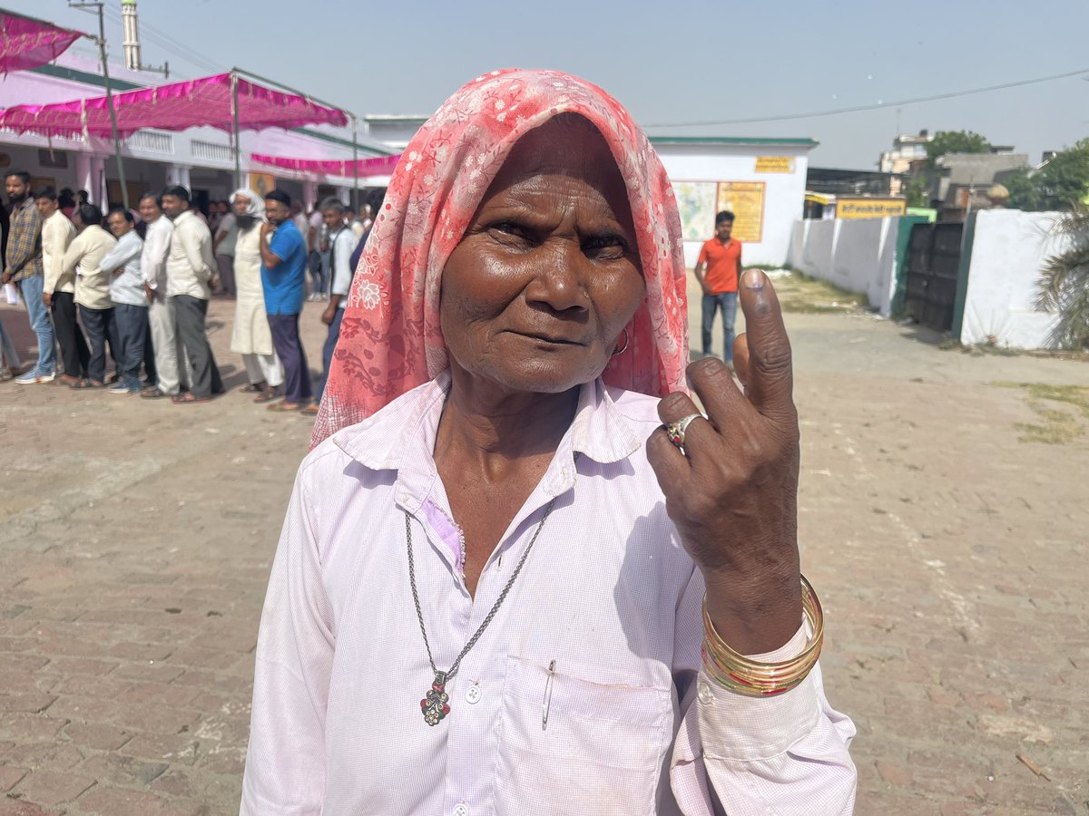 Voting has begun in the world’s biggest election. This is Uttar Pradesh, the state that sends the most number of MPs to parliament. #IndiaElections2024