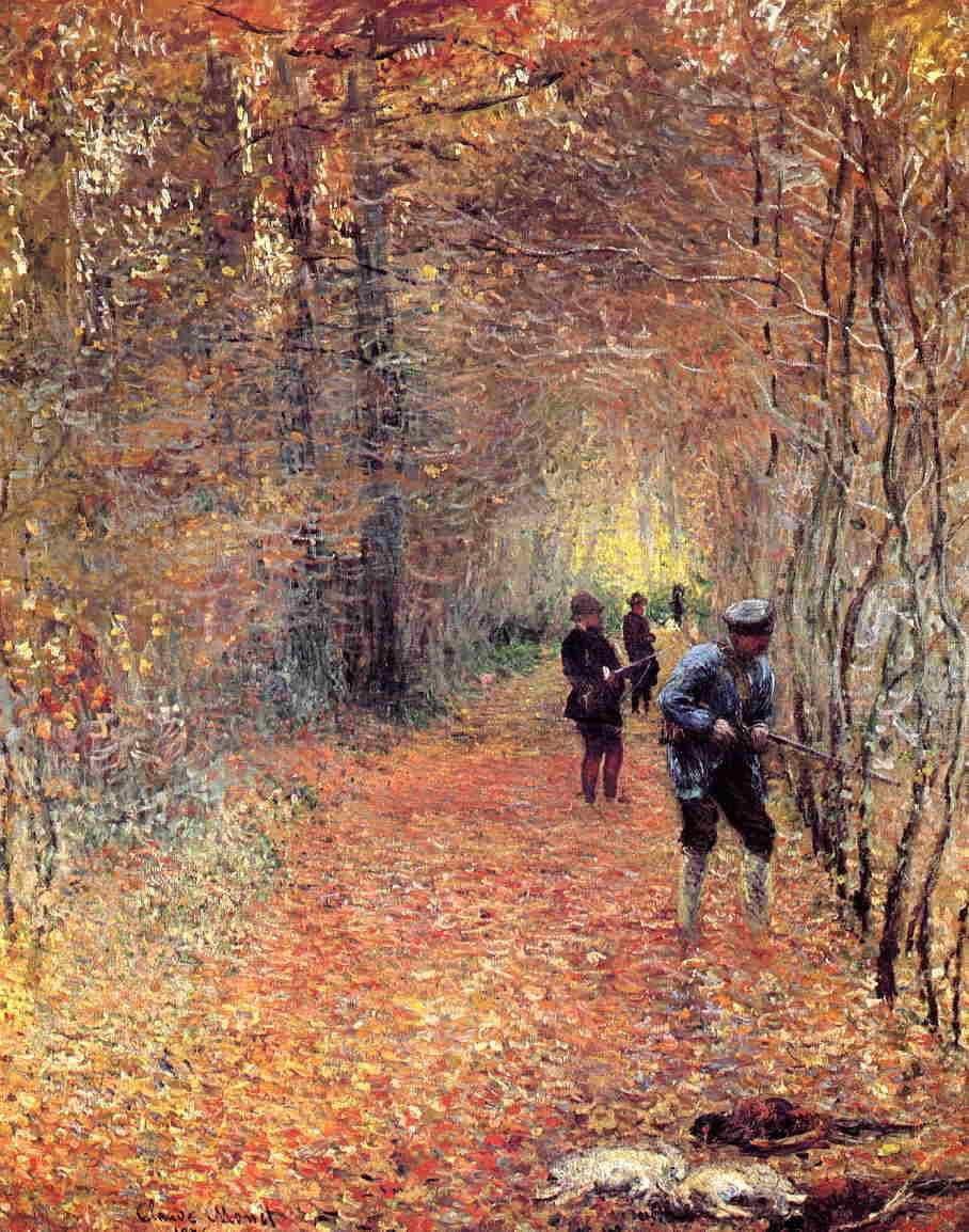 "El Tiro", 1876, Claude Monet.