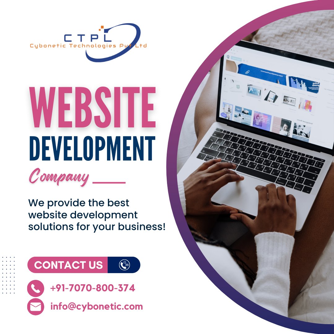 We are a leading #websitedesigning company in Patna, India. We offer creative Web Design and Development Services at low cost.

☎+91-7070-800-374
🌐cybonetic.com

#WebsiteDevelopment #WebDevelopment #WebDesigning #StaticWebsite #DynamicWebsite #EcommerceDevelopment