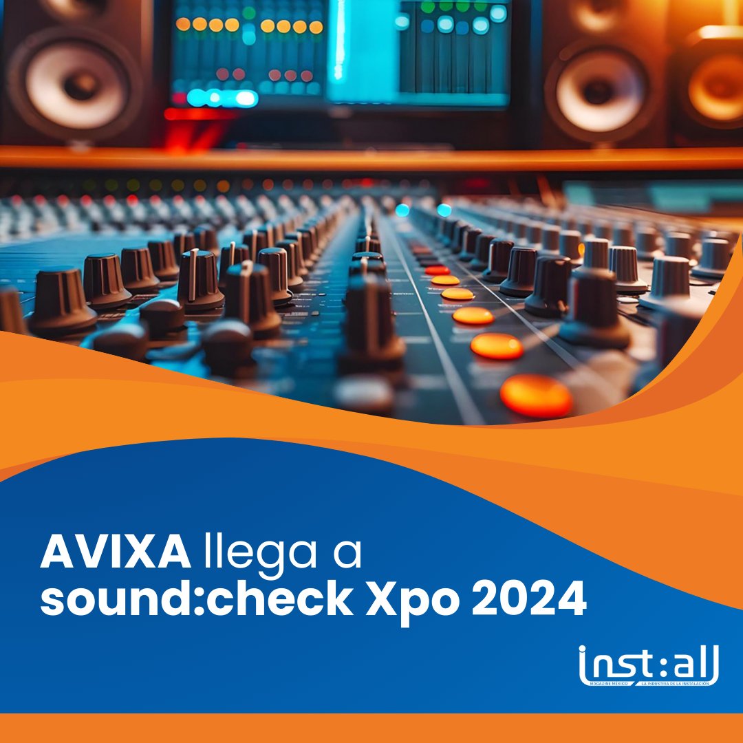 AVIXA, participará en la feria sound:check Xpo 2024 para presentar una sesión en la que expertos de la industria  AV discutirán sobre la evolución del audio. 🔗Conoce más: installmagazine.com.mx/avixa-llega-a-…