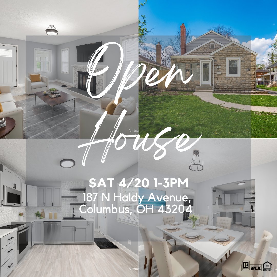 COME VISIT OUR OPEN HOUSES THIS SATURDAY 04/20/24
#ihomemaxteam #realtor #realtorgaby #sellyourhome #seller #forsale #614realtor #614living #cbus #cbusrealtor #nexthomeexperience #realestate #realestateforsale #homesoh #ihomemax #columbusbesthomes