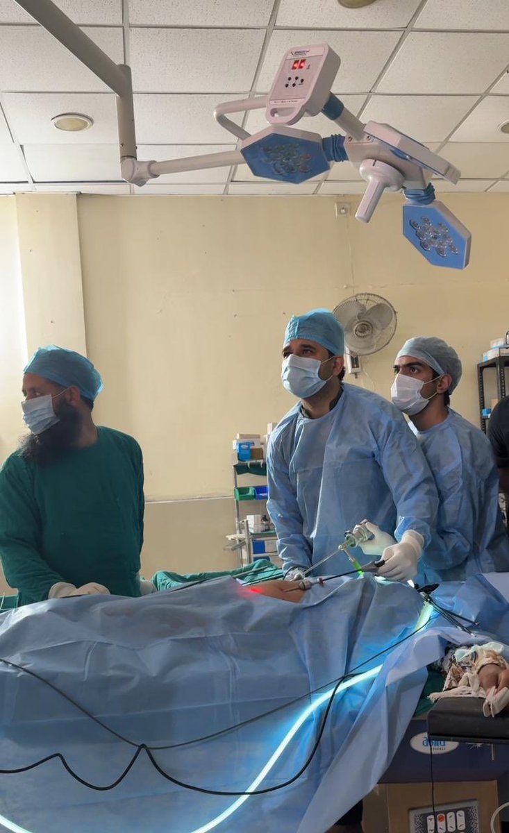 First of its Kind at DH Ramban, Laparoscopic Orchidectomy Performed by Surgeon specialist Dr.Yassar Arafat & Anaesthetist Dr. Junaida Sarwar on 22 year old patient with one undescended testis on left side. @OfficeOfLGJandK @SyedAbidShah @DrRakesh183