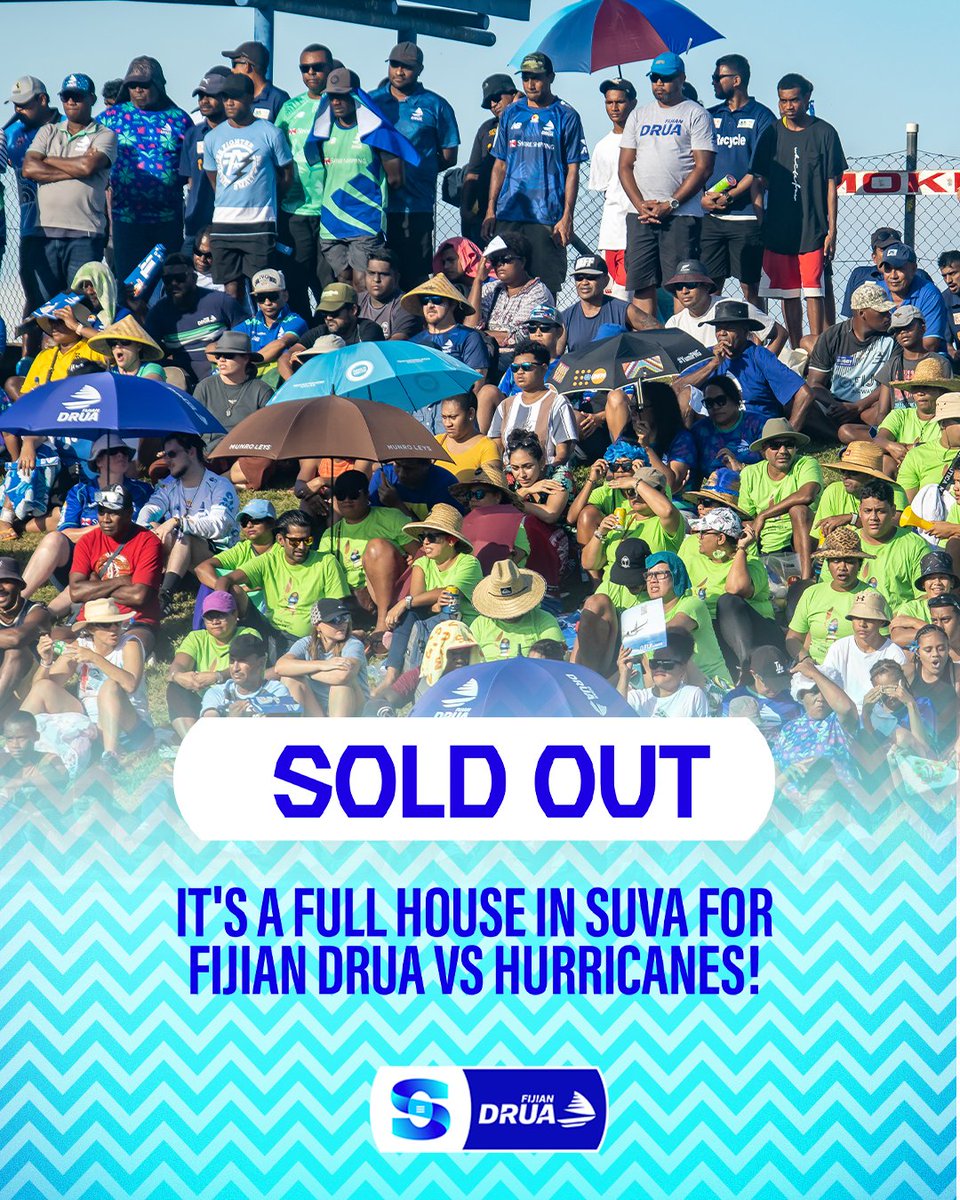 A sold-out double header in Suva 👊 Don't miss out on the #DRUvHUR action, tune into @SkysportNZ, Sky Pacific or @StanSportRugby to watch the match live 📺 #SuperRugbyPacific