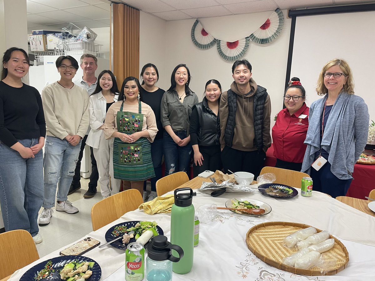 Great night for Healthy Hmong Cooking Demo in Partnership with @UW_LSC students and Hmong American Student Association for @UWMadisonExt nutrition initiative hosted by @UWNutriSci with support from @UWMadisonCALS DEI office