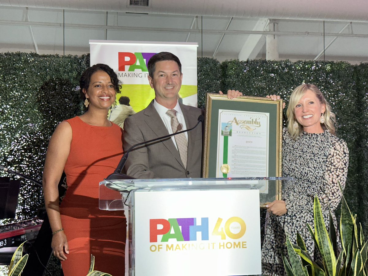 My first stop after touching down in San Diego was to celebrate the 40th Anniversary of @pathpartners I could not be prouder of the work we have done together to prioritize housing first methods to address homelessness. I look forward to the many years to come. #AD78