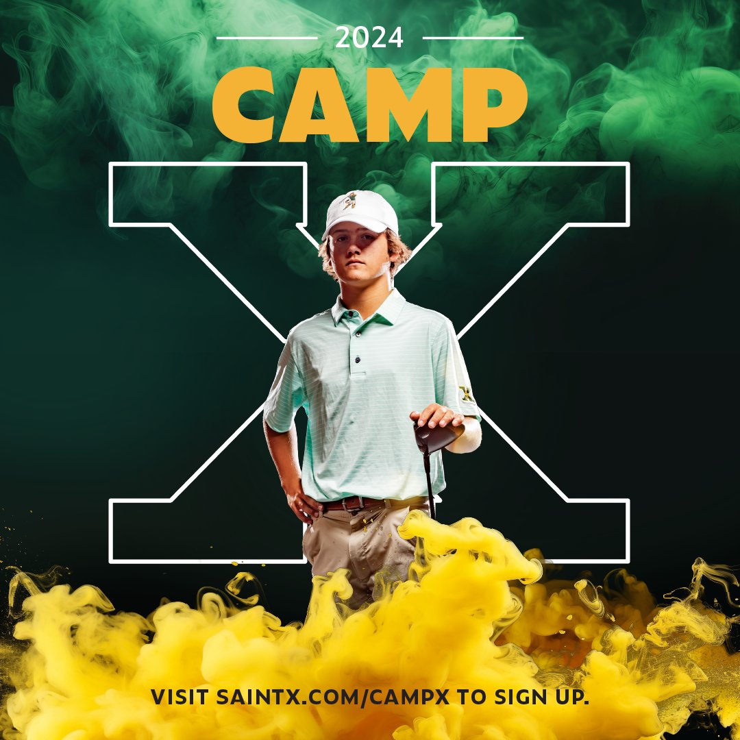 First time we’ve had a Saint X golf camp - sold out in 30 days. Twenty-one State Championships will tend to do that.