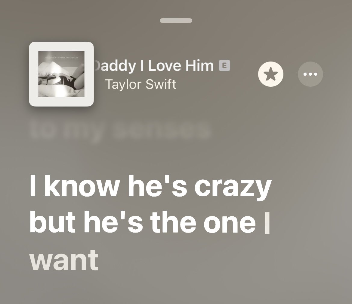 le dedico “But Daddy I Love Him” al tipo que me dejó con el corazón en las manos, y me mandó a terapia