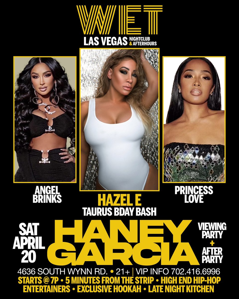 #LasVegas come turn up for a real ones Born day 🎉! Hosted by @AngelBrinks x Princess Love 🖤