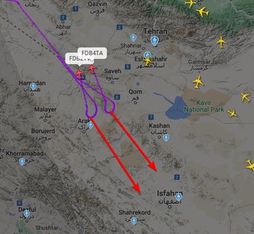 🚨🇮🇱🇮🇷 Passenger planes are being DIVERTED after EXPLOSIONS in Isfahan, IRAN!#iran #Israel #IsraelIranWar #IsraeliWarCrimes #Jordan #usa
#WorldWar3 #WorldWarIII 
#Iranians 
#DroneAttack #missileattack
#IraniansStandWith