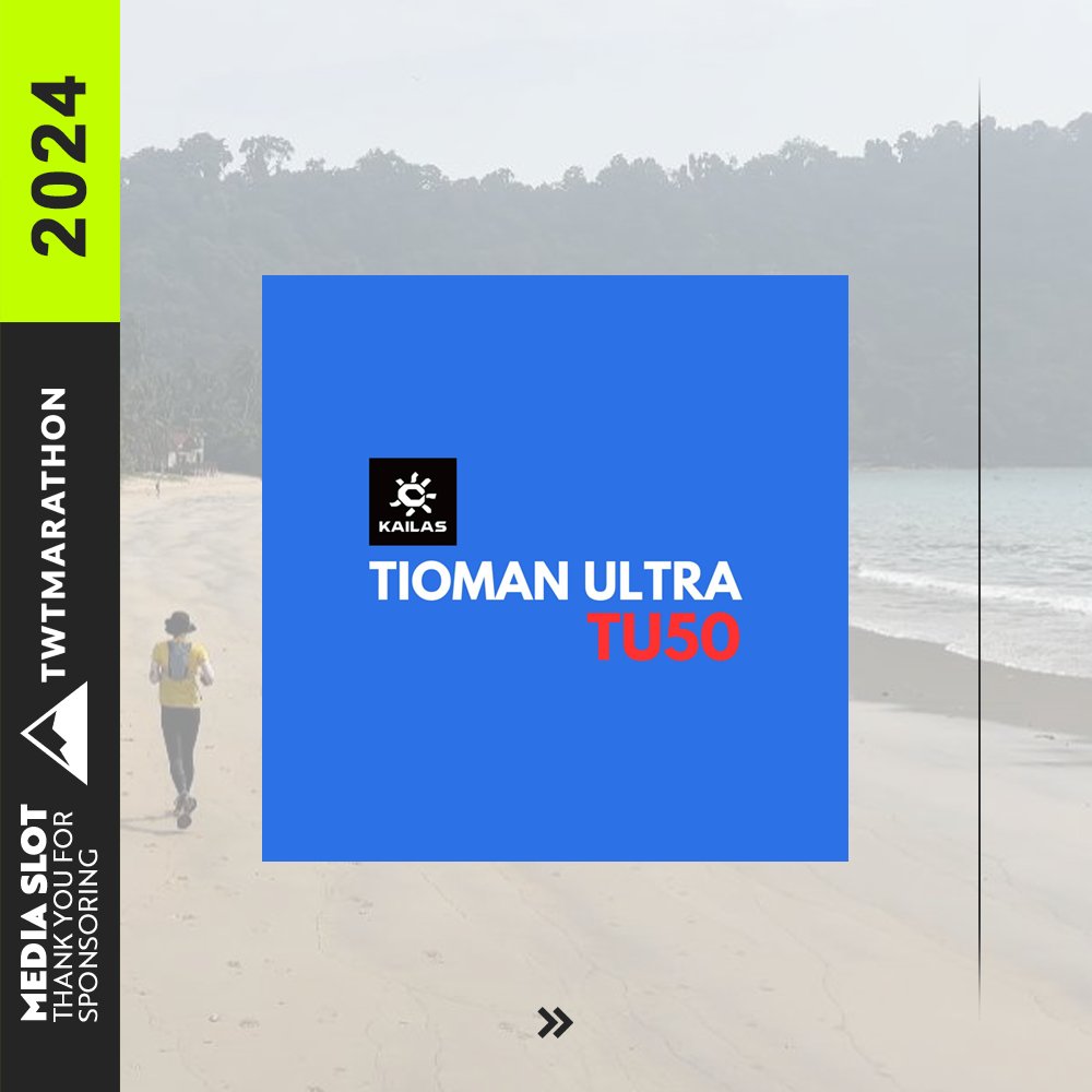 twtmarathon's tweet photo. Min ada 2 slot tajaan Kailas Tioman Ultra, ada yang berminat? Komen dan quote post ini. Tarikh tutup 22 April 2024.

Info acara larian :
🍃 : Kailas Tioman Ultra 2024
📍 : Air Batang, Tioman, Pahang
📅 : 30 Mei - 02 Jun 2024
👉 : 13 km, 25 km, 50 km

#twtmarathon
#tiomanultra https://t.co/98oAldKR9G