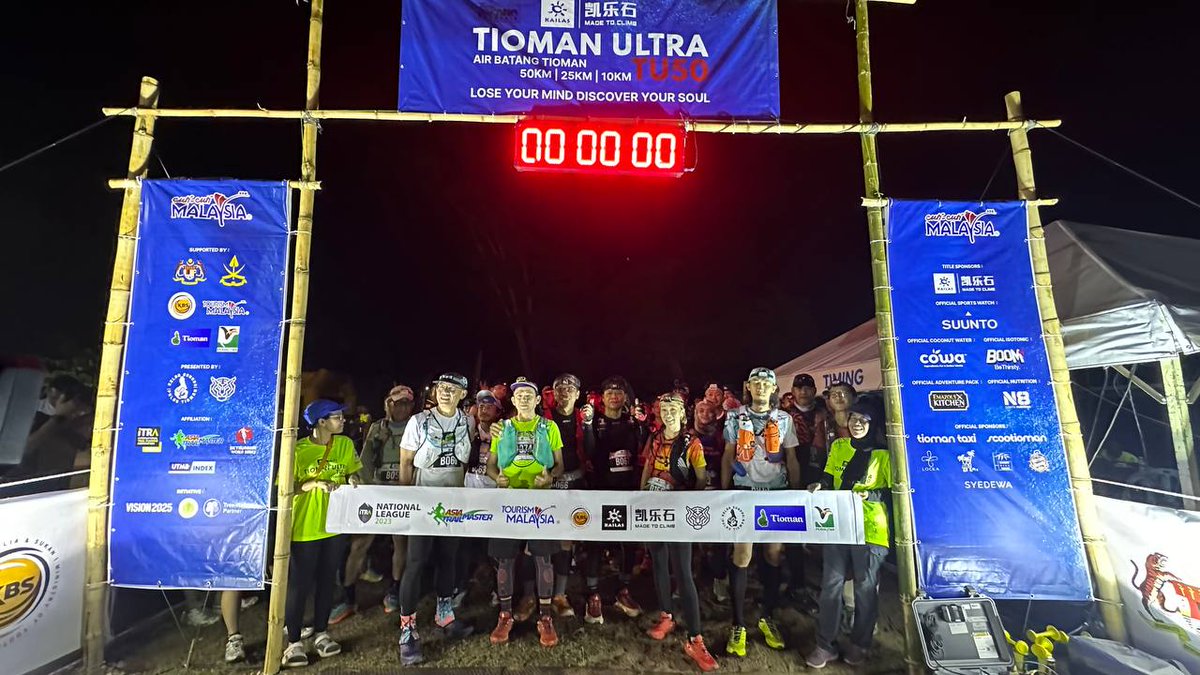 twtmarathon's tweet photo. Min ada 2 slot tajaan Kailas Tioman Ultra, ada yang berminat? Komen dan quote post ini. Tarikh tutup 22 April 2024.

Info acara larian :
🍃 : Kailas Tioman Ultra 2024
📍 : Air Batang, Tioman, Pahang
📅 : 30 Mei - 02 Jun 2024
👉 : 13 km, 25 km, 50 km

#twtmarathon
#tiomanultra https://t.co/98oAldKR9G