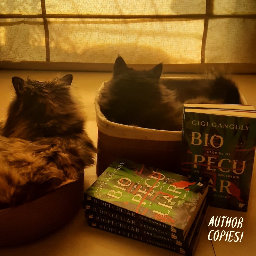 My advisors -- Bren and Orla -- have good things to say about Biopeculiar: 'I like the fact that we are in the dedication section,' Bren says. 'I like the sound the book makes when I push it off the table,' Orla adds. @WestlandBooks