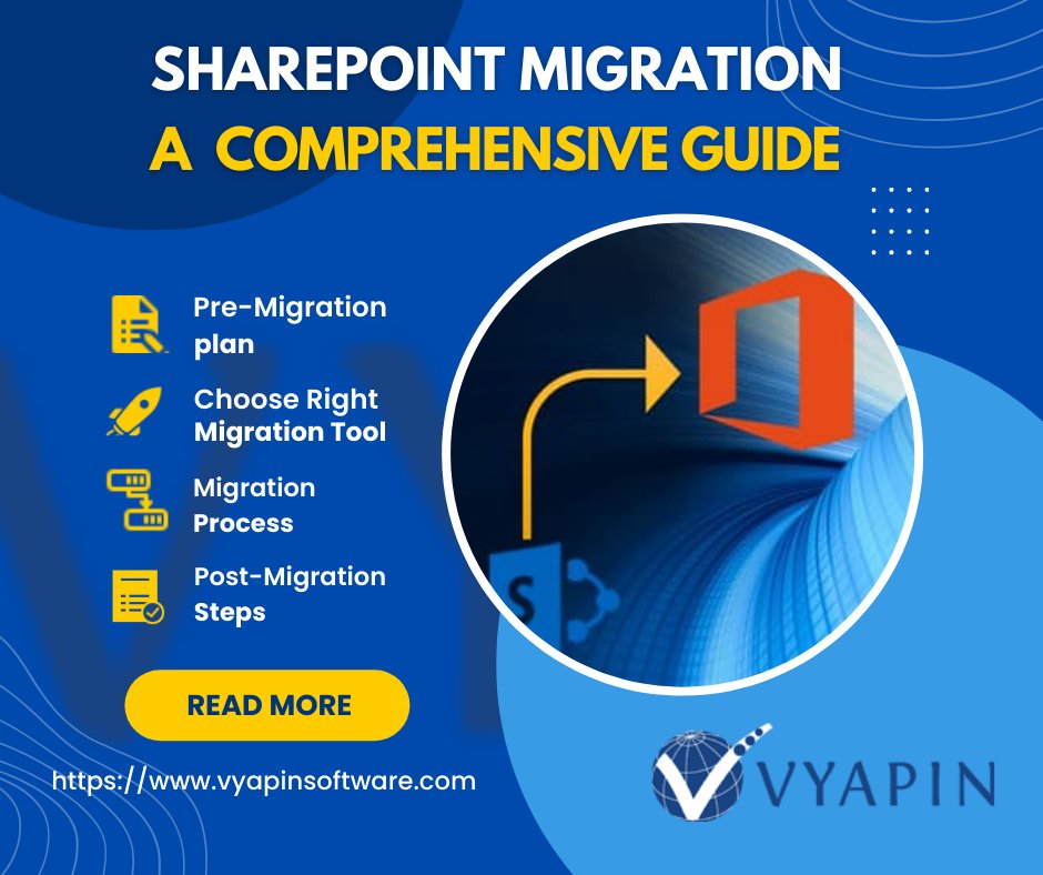 vyapinsoftware's tweet photo. https://t.co/NGR9ISysCY

#SharePoint #sharepointmigration #sharepointonline #software #vyapin https://t.co/yfEvZSowhf