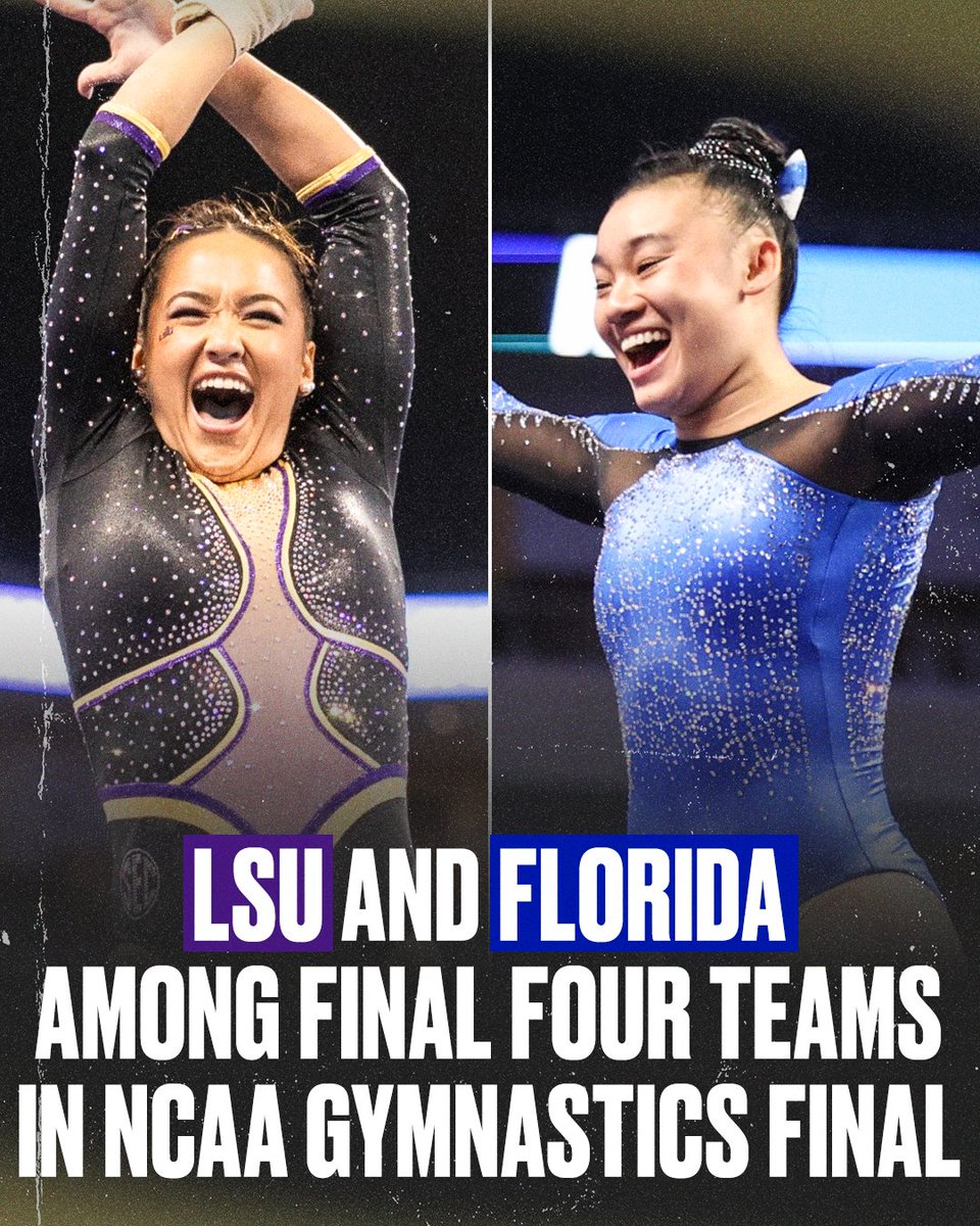Two SEC teams will compete for a national title 👀🏆 @LSUgym | @GatorsGym