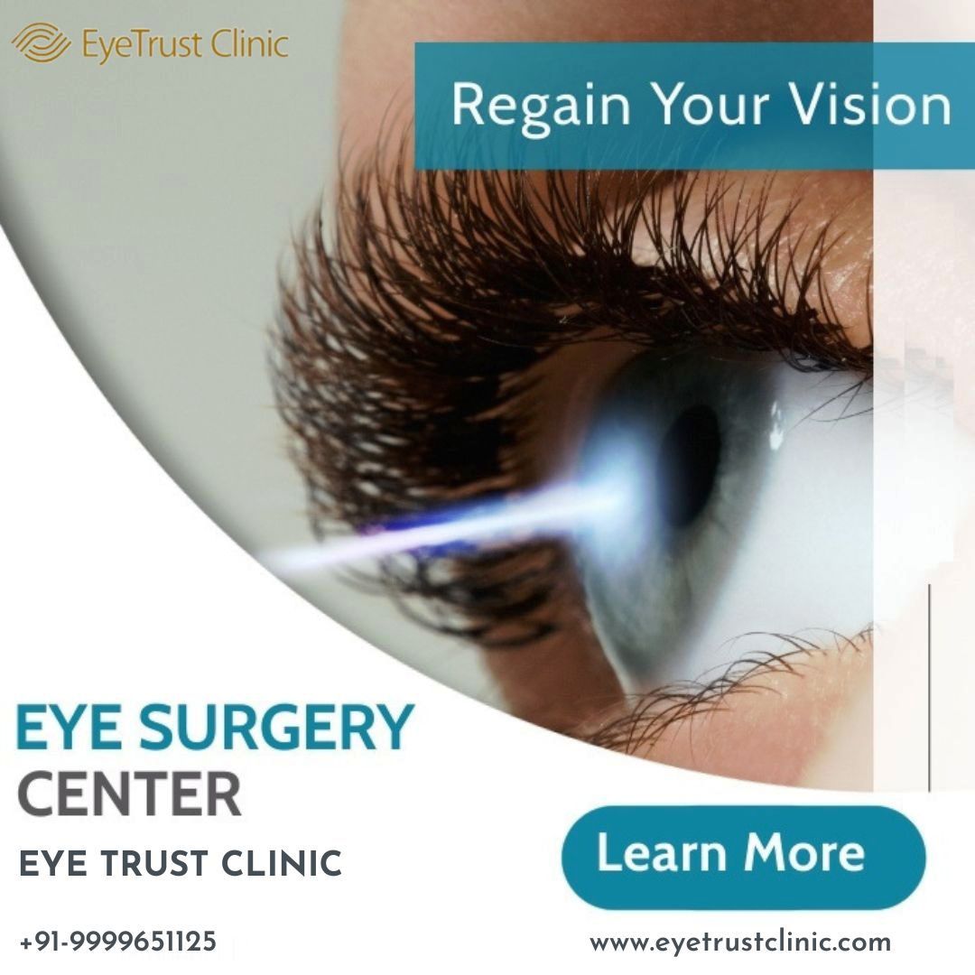 ✨ Book your life-changing LASIK surgery now and step into a vision of clarity! 📅 👁️ Say goodbye to frames and hello to a glasses-free world.
Call Us Today : +91-9999651125, +91-8377096565
Visit : eyetrustclinic.com

#EyeTrustClinic #BookNow #LASIKMagic #SeeClearlyNow